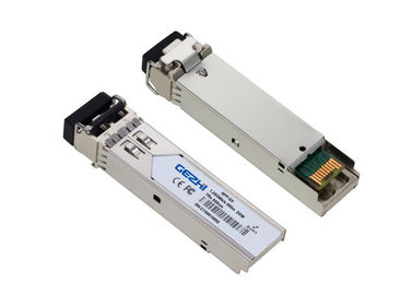 1.25Gbps SFP Optical Transceiver , 120km Reach Single Mode SFP Optical Transceiver