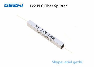 Stahlrohr-bloßer Faser 250μm Faser-Teiler PLC-1x2 für Messverfahren und Laser-System