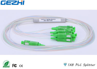 Basiert auf planarem Wellenleiter-Technologie 1x8 PLC-Teiler-Edelstahl-Rohr