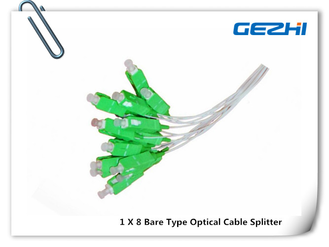 Bloße Art Faser Optik-PLC-Teiler der Faser 1 x 8