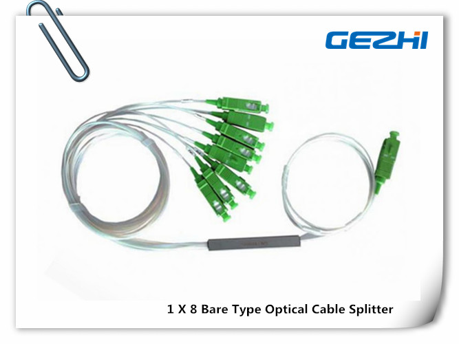 Bloße Art Faser Optik-PLC-Teiler der Faser 1 x 8